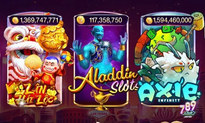 Người chơi nhấn chọn Aladdin Slots trên giao diện cổng game