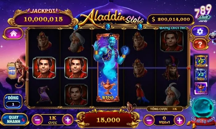 Bỏ túi mẹo chơi nổ hũ Aladdin tại 789Club thắng đậm từ cao thủ