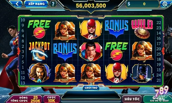 Mẹo cá cược Justice League 789Club cực hay